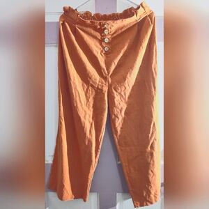 Iris Terracotta Wide-Leg Pants
